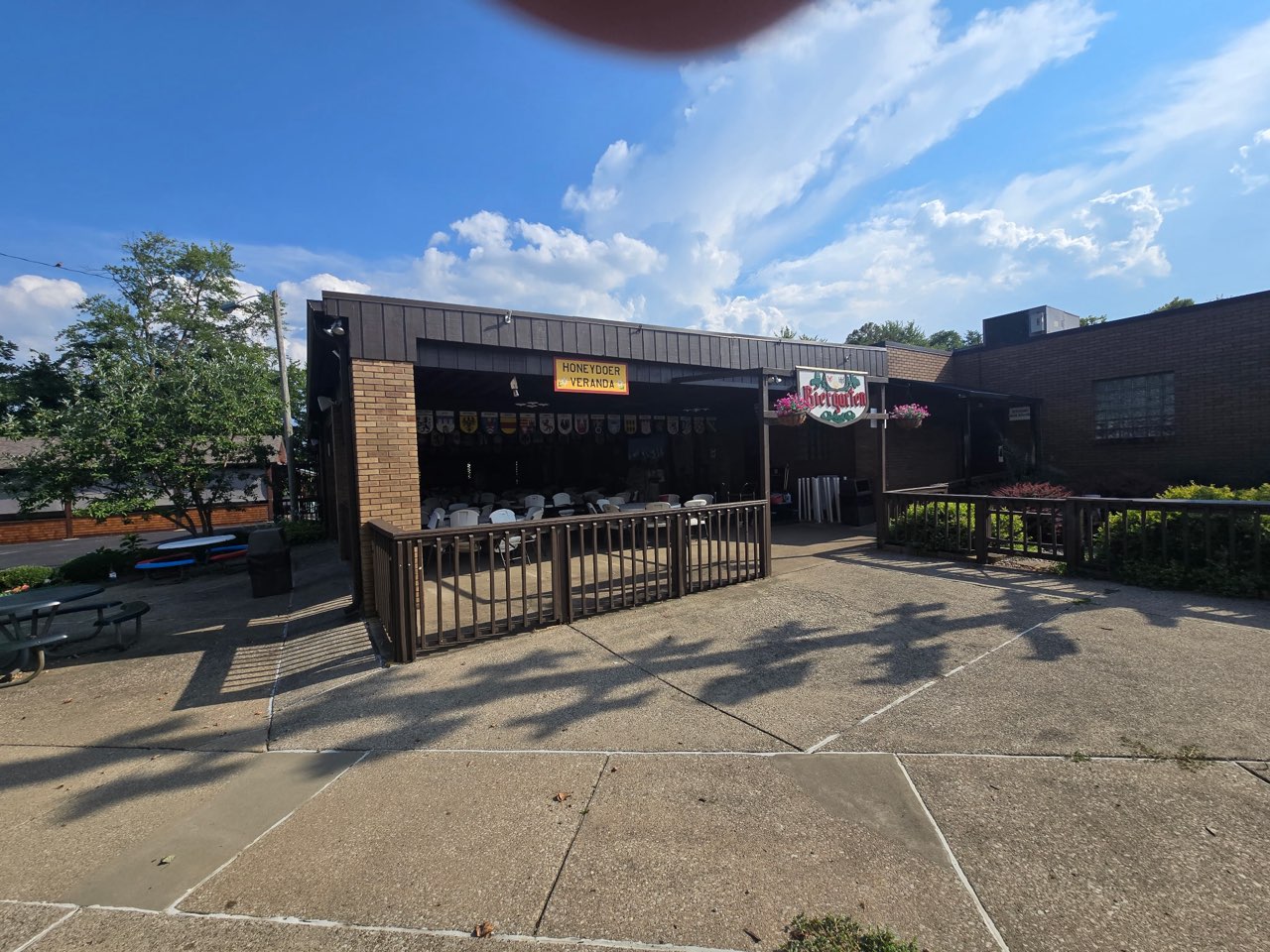 Biergarten Entrance Veranda