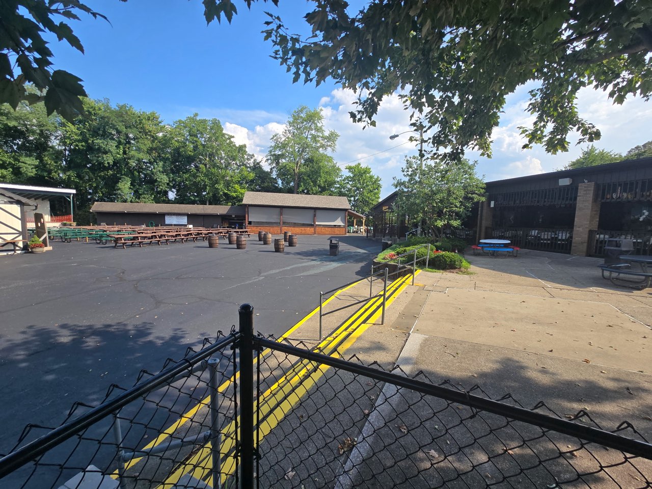 Biergarten Courtyard View