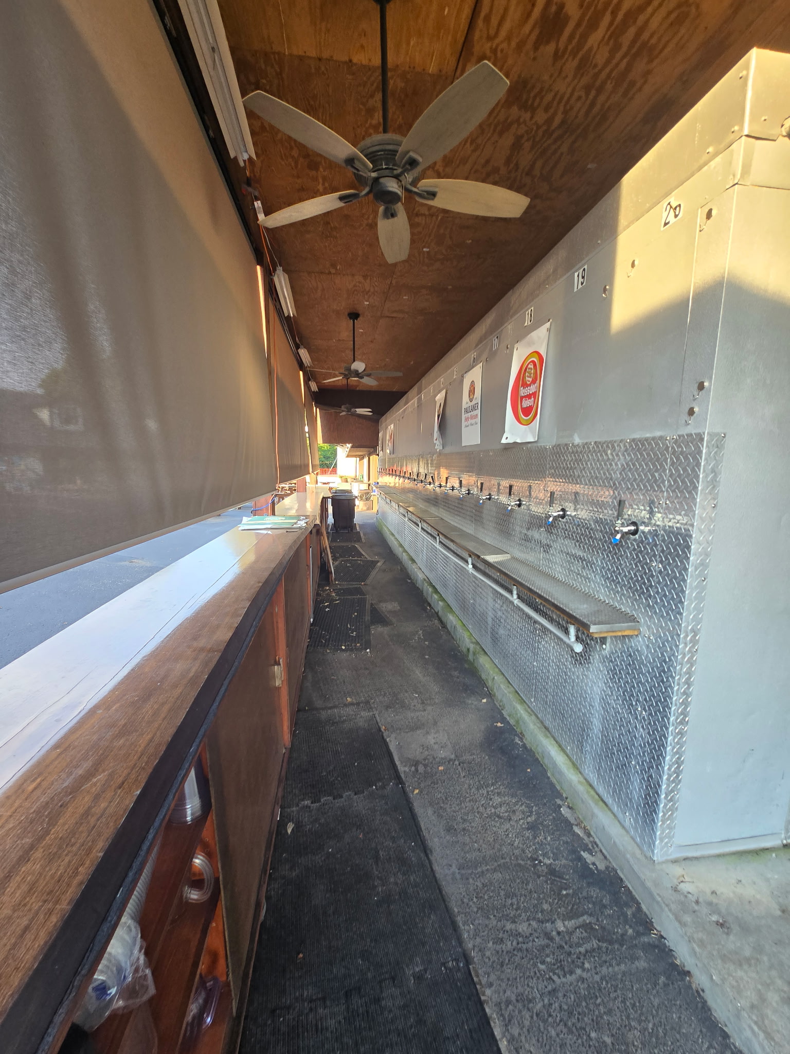 Biergarten Taps Await